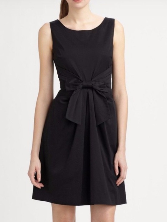 kate spade Dresses & Skirts - kate spade Black Sleeveless Bow-Waist Mini Dress
